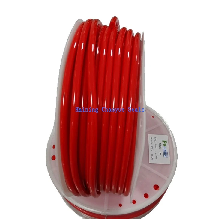 red Polyurethane O-ring Cord